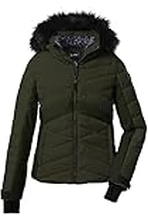 Killtec Skidjacka för kvinnor i dunlook med dragkedja med huva och snöfång, KSW 210 WMN SKI QLTD JCKT, , 36, 38662-000