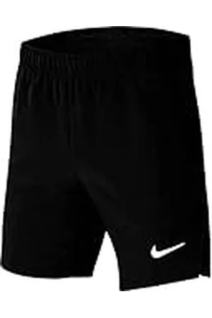 Nike Unisex barn Court Flex Ace Shorts, Svart/Vit, S