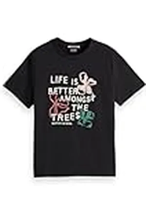 Scotch&Soda Puff Artwork Regular T-shirt, , XL