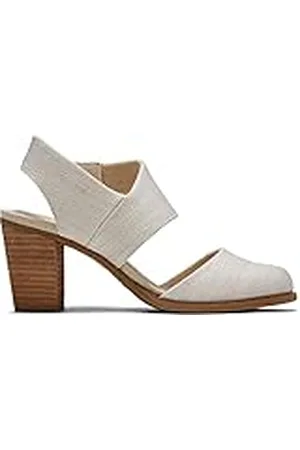 TOMS Mallorca stängd tå klacksandal för kvinnor, Naturligt, 39 EU