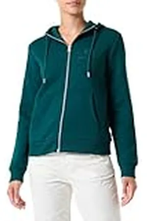 GANT REG Tonal Shield huvtröja med dragkedja, , M
