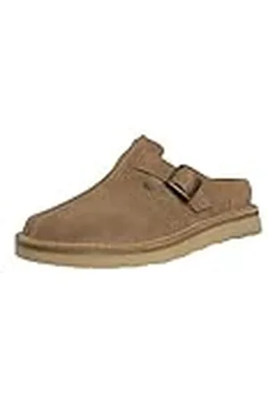 Clarks Solsbury Mule Slide Sandal, Dark Sand Suede, 7 UK, , 41 EU