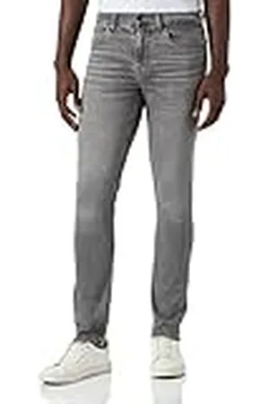 7 for all Mankind Herr JSMXB820 jeans, grå, normal