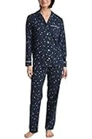 Calida Sweet Dreams Pyjamas, med knappar, av 100% bomull, byxor med tygtäckt elastisk linning, , 52-54