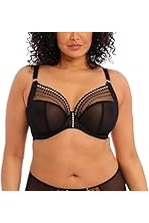 Elomi Dam Plus Size Matilda Underwire Plunge BH, , 38FF, , 85H