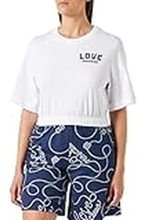 Moschino Kvinnors cropped top t-shirt, , 44, , 44 SE