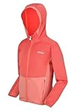 Regatta Unisex Jnr Highton Fz tröja, Neonrosa/Fusion Coral, 13 År