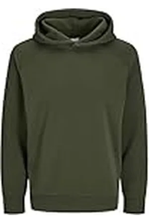 JACK & JONES Jjestaple Sweat Hood Noos tröja, Kombu grön, M