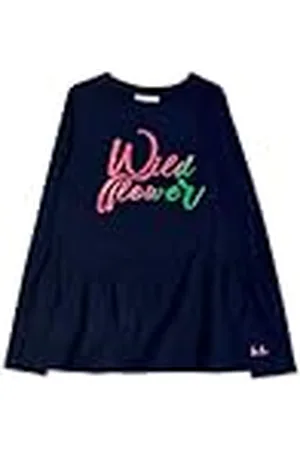 Tuc Tuc Fleece-kollektion vilda blommor stickad t-shirt för flickor, , 8 år