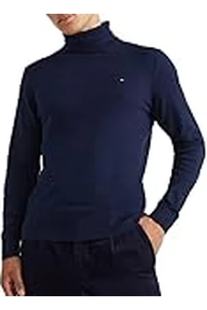 Tommy Hilfiger Herr Pima Org Ctn Kashmir Roll Neck tröja, , XXL