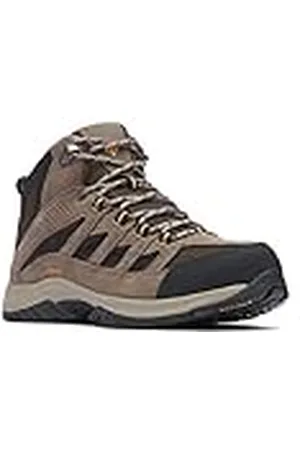 Columbia Crestwood Mid Waterproof vandringssko för män, cordowan squash, 40.5 EU bred
