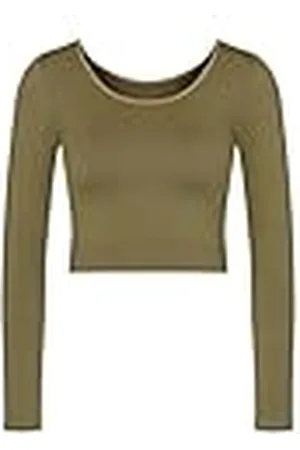 Sloggi Dam någonsin infused Cbd crop top Ls topp, martinioliv, M