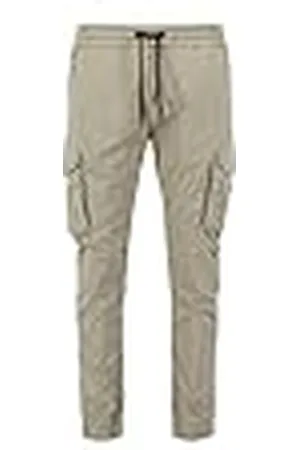 Alpha Industries Fritidsbyxor i bomullstwill för män