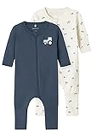 NAME IT Nbmnightsuit 2P Zip Ff Jet Tractor Noos, , 80