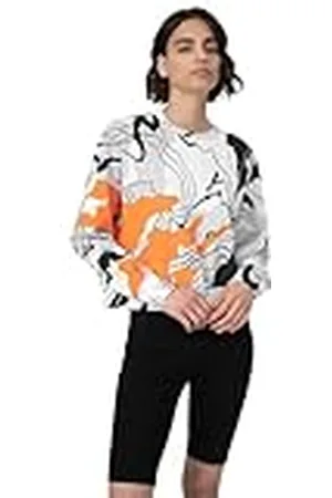 4F Sweatshirt F250 Färg Multicolor Allover Storlek L för kvinnor, , L