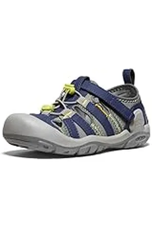 Keen Unisex-barn Knotch Creek avslappnade bekväma sandaler, Stålgrå/blå djup, 5 Big Kid