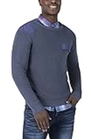 Timezone Herr Fabricmix crewneck tröja sweatshirt, , L