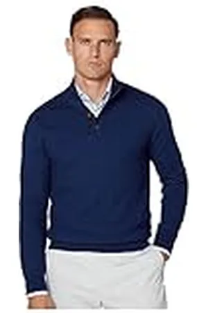 Hackett Herr Micro Weave Stitch Hb Pullover Tröja, , M