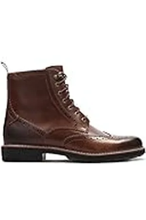 Clarks Herr Batcombe Lord Chelsea Boots, Brunt mörkt brunt brunt läder, 42 EU