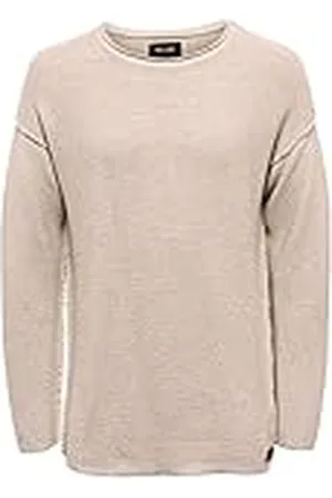 Only & Sons Only and Sons mäns ONSGALLIARD stickad O-ringad NORM långärmad jumper