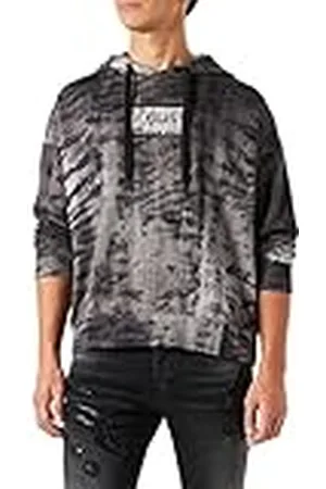 Roberto Cavalli Sweatshirt för män, huvtröja, 900-tals svart, L