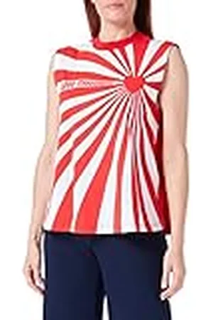 Moschino Dam bekväm passform ärmlös t-shirt, , 46, , 46 SE