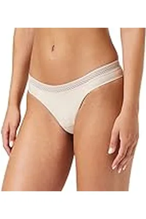 Calvin Klein Stringtrosa för kvinnor Tanga, Beige , XL, , XL