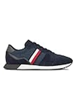 Tommy Hilfiger Herr Runner EVO Mix Block (FM0FM05298) lågtopp sneakers, blå (ökenhimmel), 6,5 UK, , 40 EU