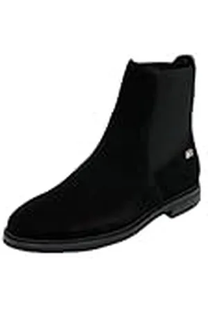 Tommy Hilfiger Kvinnors flagga mocka låga Chelsea (FW0FW08176) stövlar, , 4 UK, , 37 EU