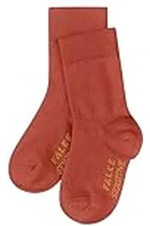 Falke Unisex babystrumpor känslig hållbar bomull med komfortlinning 1 par, (Tangerine 8911), 62–68, , 62-68