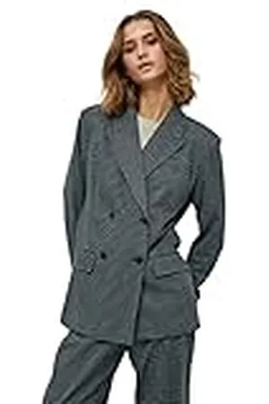 Minus Lekira Blazer för kvinnor 1, skiffer brun rutig 18