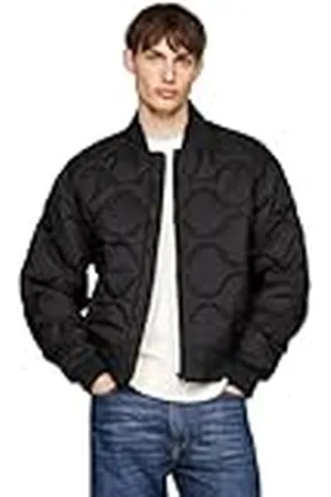 Tommy Hilfiger Herr ONION QUILTAD BOMBER MW0MW37341, bomberjacka, svart, L, , L