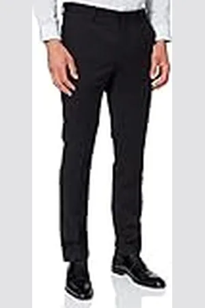 SELECTED Herr Slhslim-mylobill svart TRS B Noos kostymbyxor, , 44 SE