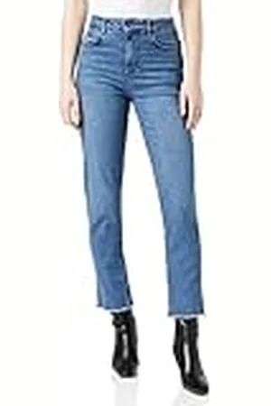 Ted Baker Dam WMP-MORGANI-raka ben, denimbyxor, MID-WASH, 28 (UK 71 cm midja)