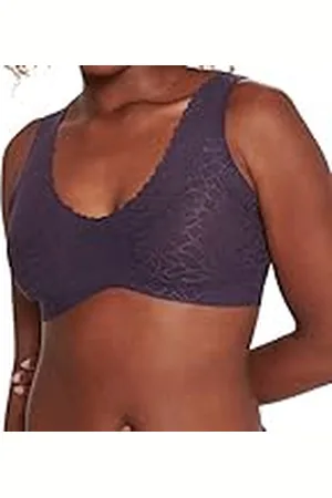 Sloggi Dam Zero Feel Lace 2.0 bralette topp, blåbär, M, blåbär, M