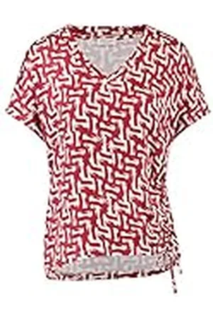 Gerry Weber Dam 770260-35008 T-shirt, Wine Offwhite, 44