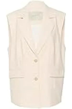 Kaffe Kvinnors Waistcoat Notch Lapel single-Breasted Buttons Boxy Fit fickor, , 38