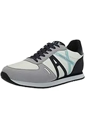 Armani Exchange Rio, Essential, Side-logotyp sneakers, navy+ op. Vit, 40 EU, , 40 EU