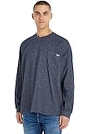 Tommy Hilfiger Herr TJM RLX våffelsnit Tee L/S stickade toppar, , L