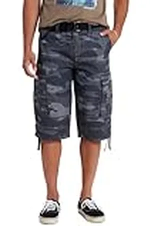 UNIONBAY Herr Cordova bälte kurirshorts - reg och stora och höga storlekar, , 50 SE