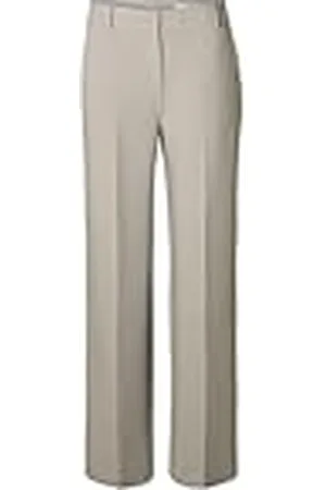 SELECTED Slfrita Mw Wide Pant Mel Noos, , 36W / 32L
