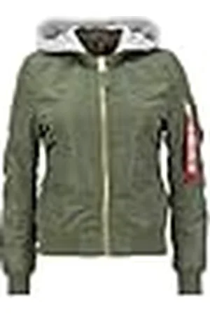 Alpha Industries MA-1 Bomberjacka med huva för damer