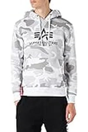 Alpha Industries Basic Hoody Camo Huvtröja för män