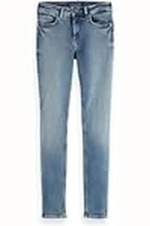 Scotch&Soda Dam Core Bohemisk Enna Mid Rise Skinny Blue Draft Jeans, , 25W / 30L