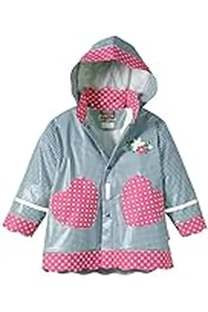 Playshoes Regnrock för flickor, regnjacka, hus på landet, oktoberfest, med reflektorer, , 116 cm