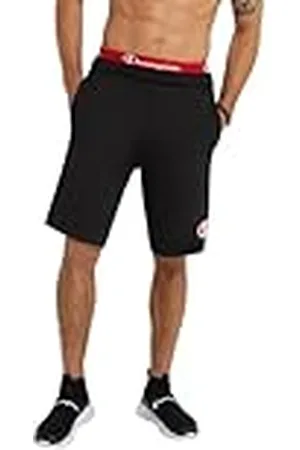 Champion Herr, vardaglig bomull, lätt lounge, jerseyshorts (Reg. Eller stor och lång), C-logotyp, L