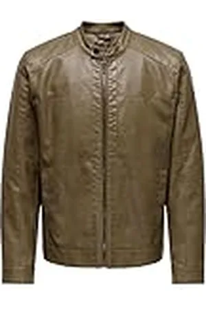 Only & Sons Onsmike Pu Racer Jacka OTW Vd bikerjacka, , M