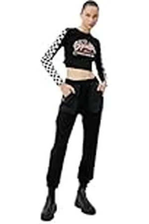 Koton Dam joggare dragkedja ficka detalj elastisk midja sweatpants, , XS
