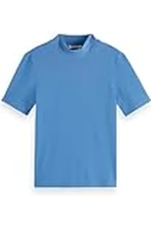 Scotch&Soda Mock Neck Rib T-shirt, , XS