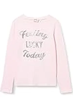 Koton T-shirt med slogantryck för flickor, , 3-4 År
